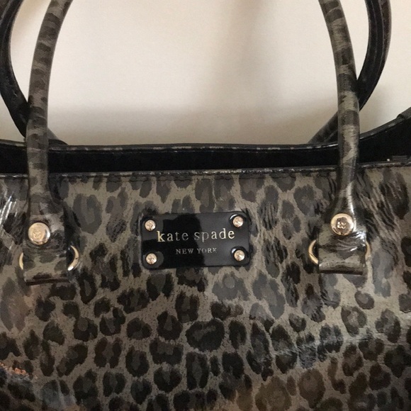 RARE Like New Leopard Kate Spade bag - Picture 2 of 6